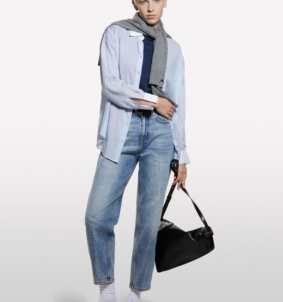 Light Style 69 mom fit jeans - women's mom fit & boyfriend jeans - Light Blue | Sisley image number 1